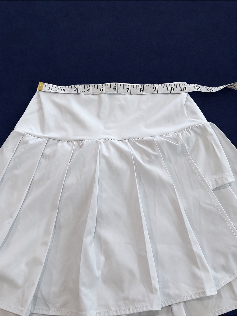 Halara Breezeful White Pleated Tennis Skort Built-In Shorts Size M - Picture 9 of 12